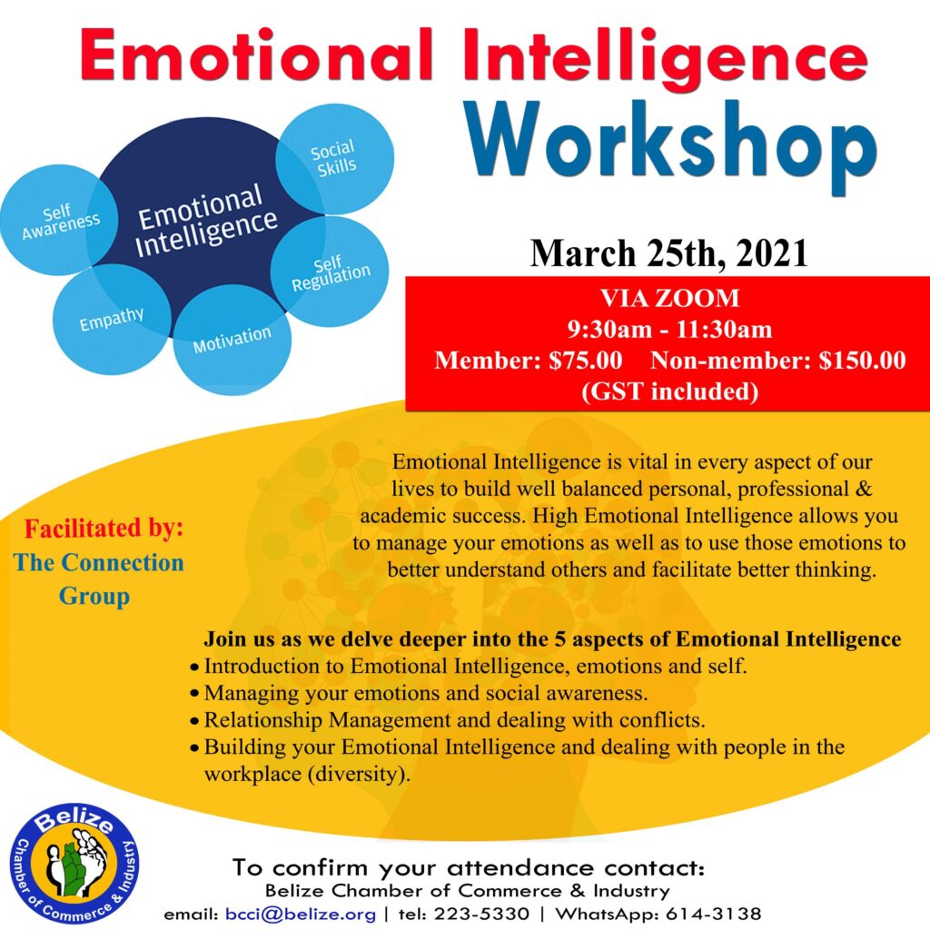 Emotional Intelligence Workshop - Belize Chamber of Commerce and Industry